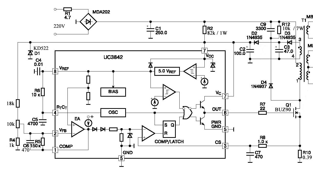 Ncp1251asn65t1g схема включения